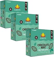 Vista 22 de Amrita Barras de coco con chispas de chocolate, veganas, sin gluten, con alto contenido de proteínas a base de plantas, alto contenido de fibra, sin