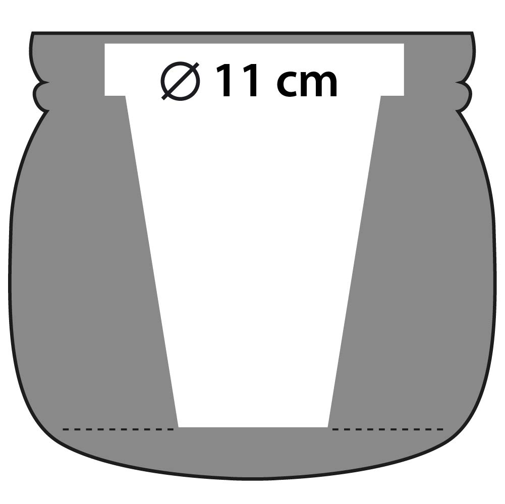 CONCRETTE Vaso In Cemento Per Fiori 11 Cm - Stampato In 3D, 17 Colori, Per Interni Ed Esterni - 2