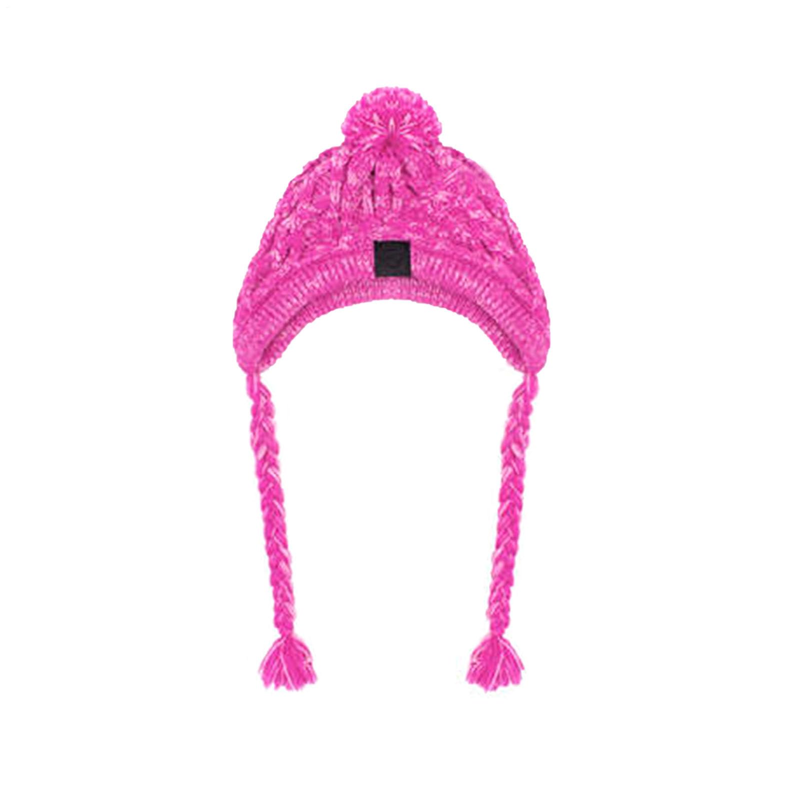 Dog Knitted Hat - Winter Knitted Pet Beanie - Warm Dog Pompoms Hat Puppy Outdoor Accessories, Skin-Friendly Hats for Medium and Small Dogs for Walking, Home, Yard, Park, Traveling
