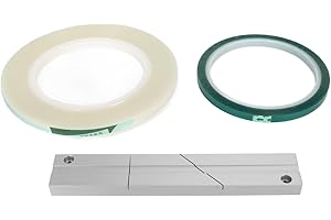 Heayzoki 10 Inch Splicing Block Audio Cassette Tape Repair Maintenance Kit