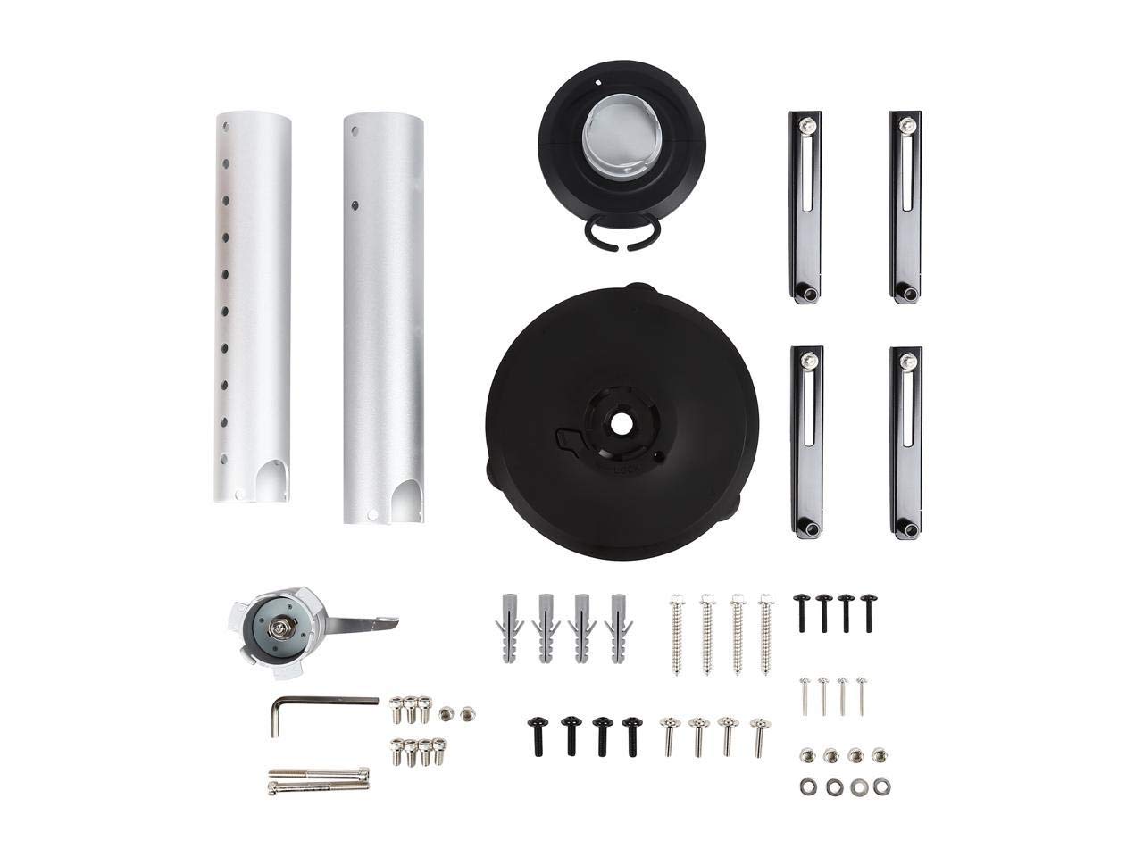 Amer - Kit di montaggio universale per proiettori da soffitto di grande formato con palo regolabile