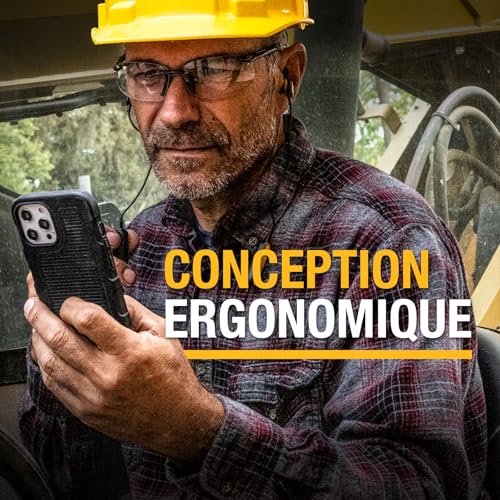 Coque fine iPhone 15 DEWALT antichoc pour le quotidien - 4