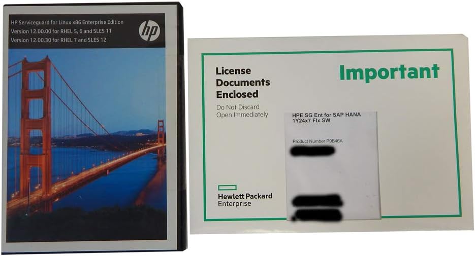 HPE SG Ent for SAP HANA 1Y24x7 Flx SW P9B46A