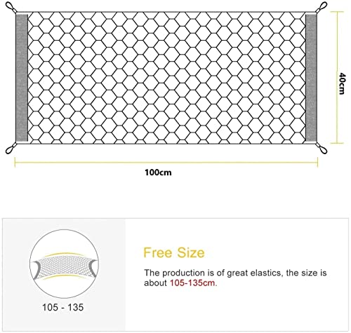 Rete Bagagliaio Auto con 4 Ganci - Rete fissa per