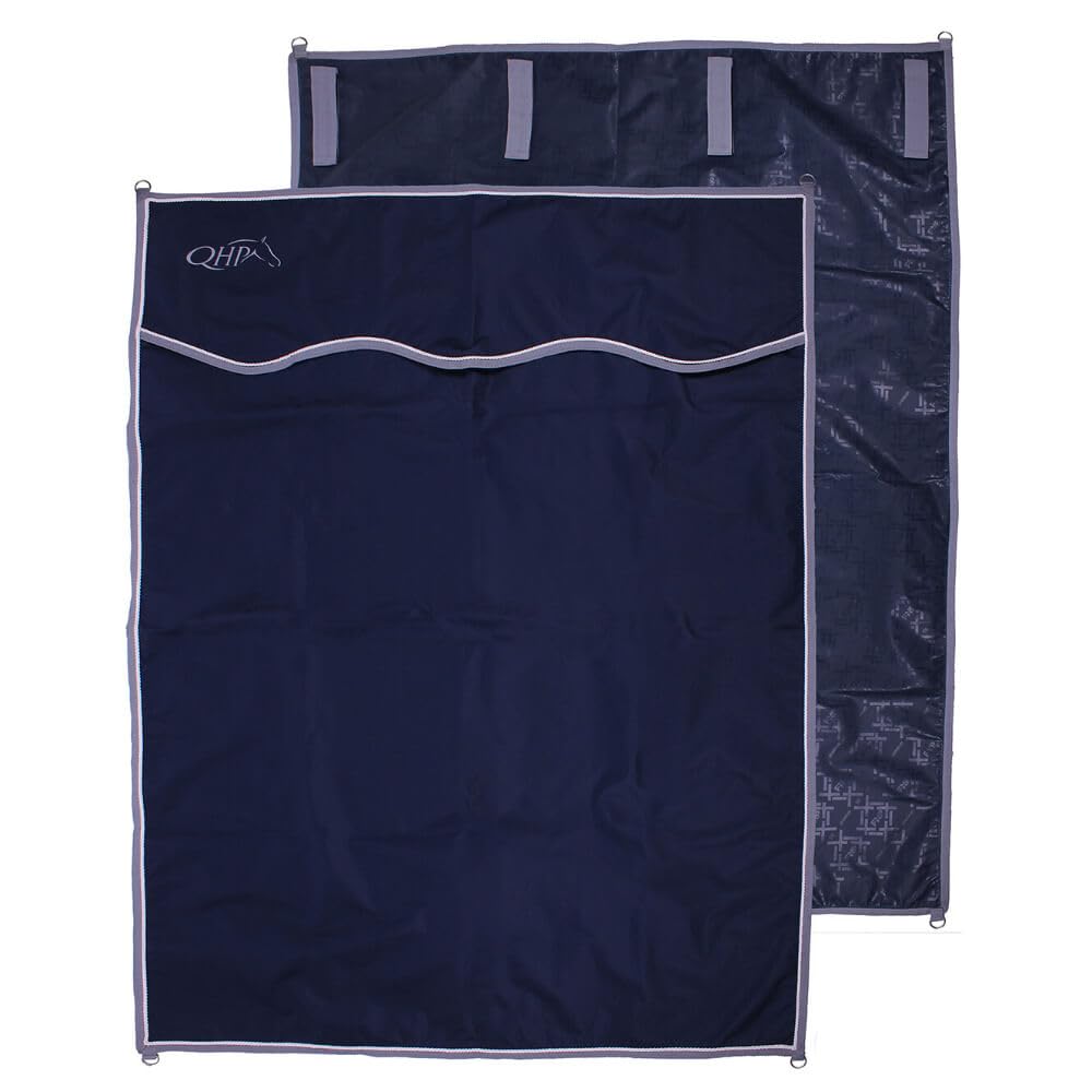 Stall Vorhang | 140 x 180 cm | Sorgt für Ruhe und Privatsphäre | Wasserabweisendes Material Navy 140 x 180 cm