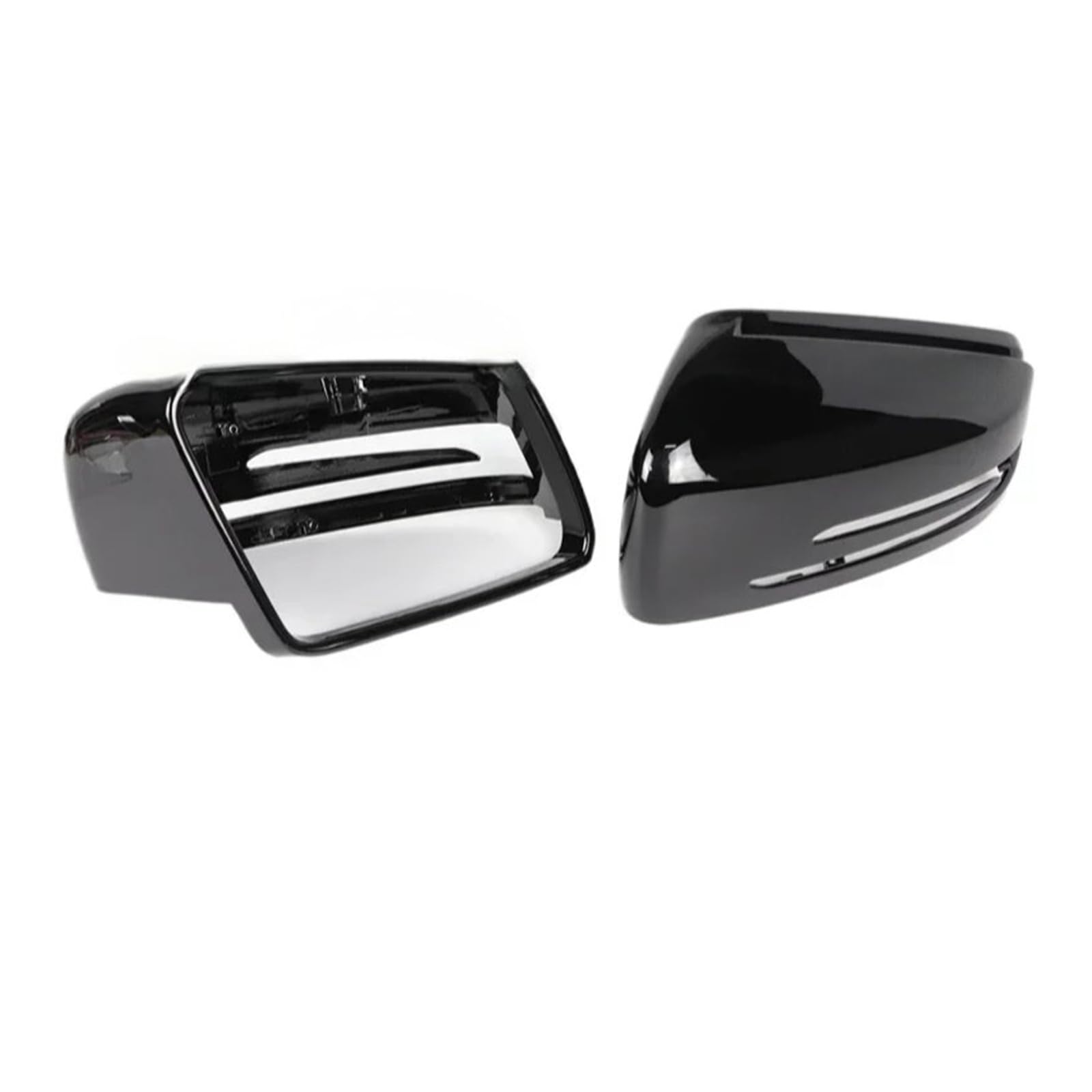 Bouchons rétroviseur Benz A Class W176 coques capots noir