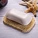 GUUKAR Bar Soap Dish Holder for Shower Bathroom Stainless Steel Rust Proof Self Draining with Beige Soap Saver Pad