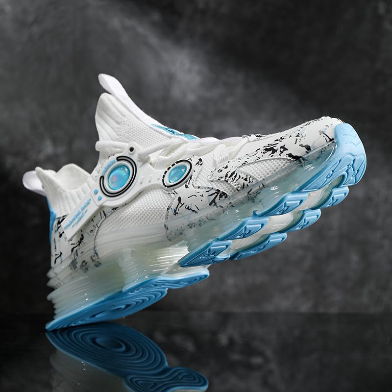 Blade Sneakers for Men Shoes Tennis Mens Trail Running Men's Athletic Fashion Shoe Sport Man Black Orange White Size Runner Jogging3