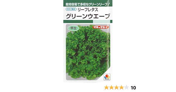 Amazon レタス タキイ グリーンウェーブ タキイのリーフレタス種です 野菜