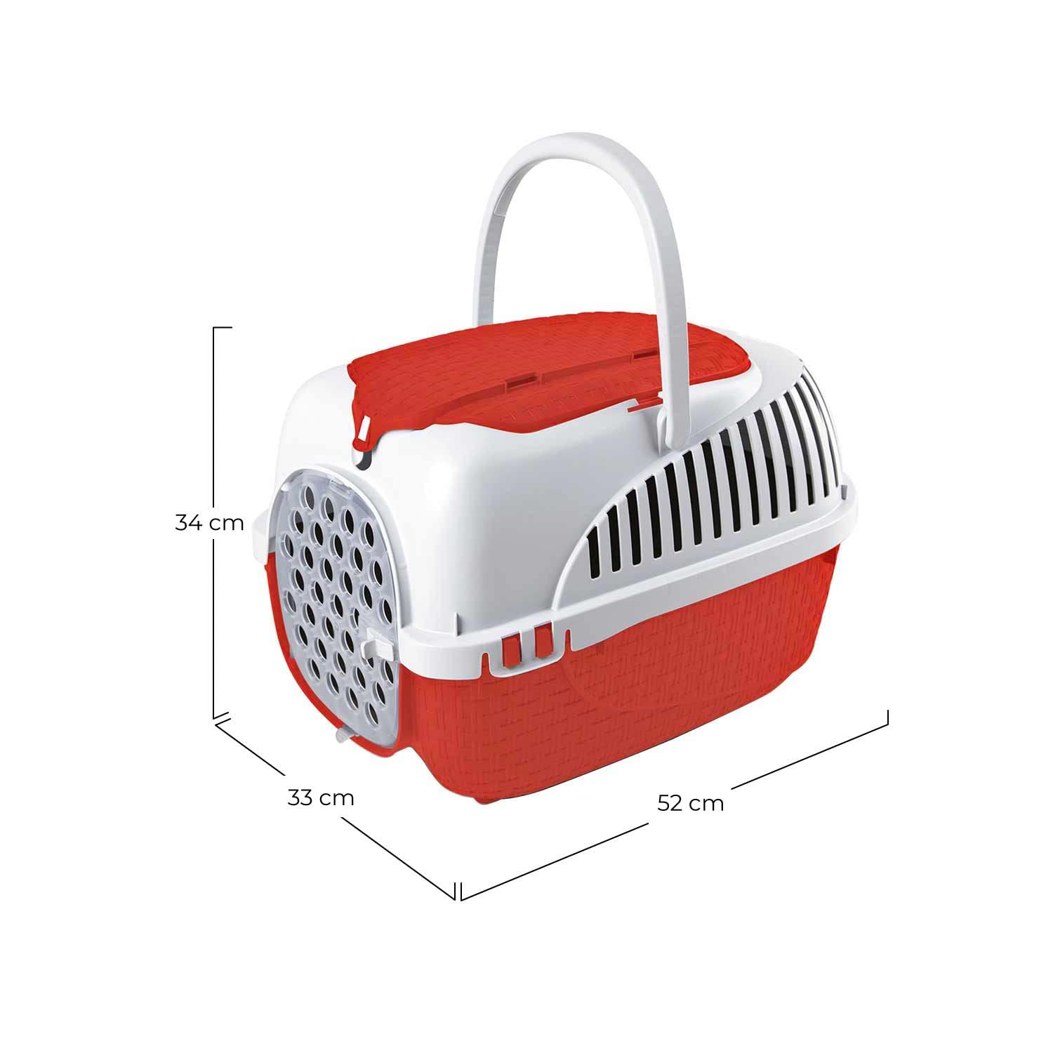 Bama 183927 Transportín Tour Rojo 52X33X34Cm