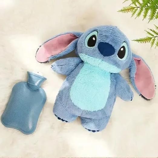 Image of Tinytotem Stitch Hot Water Bag for Period Menstrual Cramps Relaxation hot bag Soft Toy Girls Kids PlushGifts for Girls Friends Christmas Valentine New Year Gift