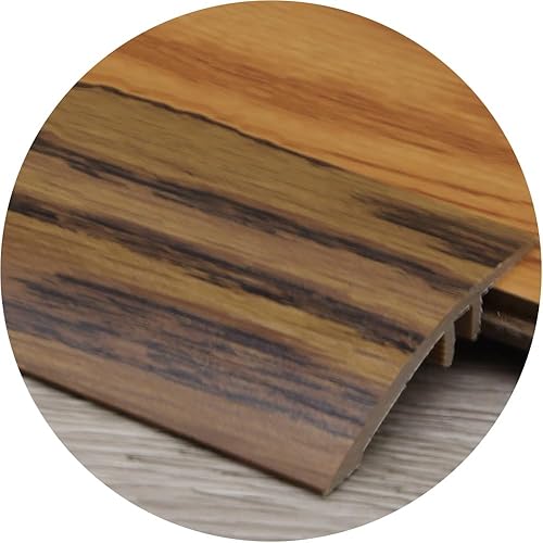 Miniatura 15 de HCZION Tira de transición de umbral de alfombra, tapetes para pisos, reductor de borde superpuesto, rampa de borde biselado de PVC, tira de umbral