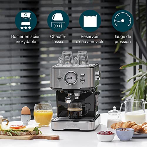 Princess Machine à expressos 249412-1,5L- 20 bars - compatibles avec les capsules Nespresso – Image 6