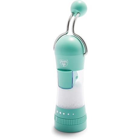 GreenLife Turquoise Ratchet Salt and Pepper Grinder Set