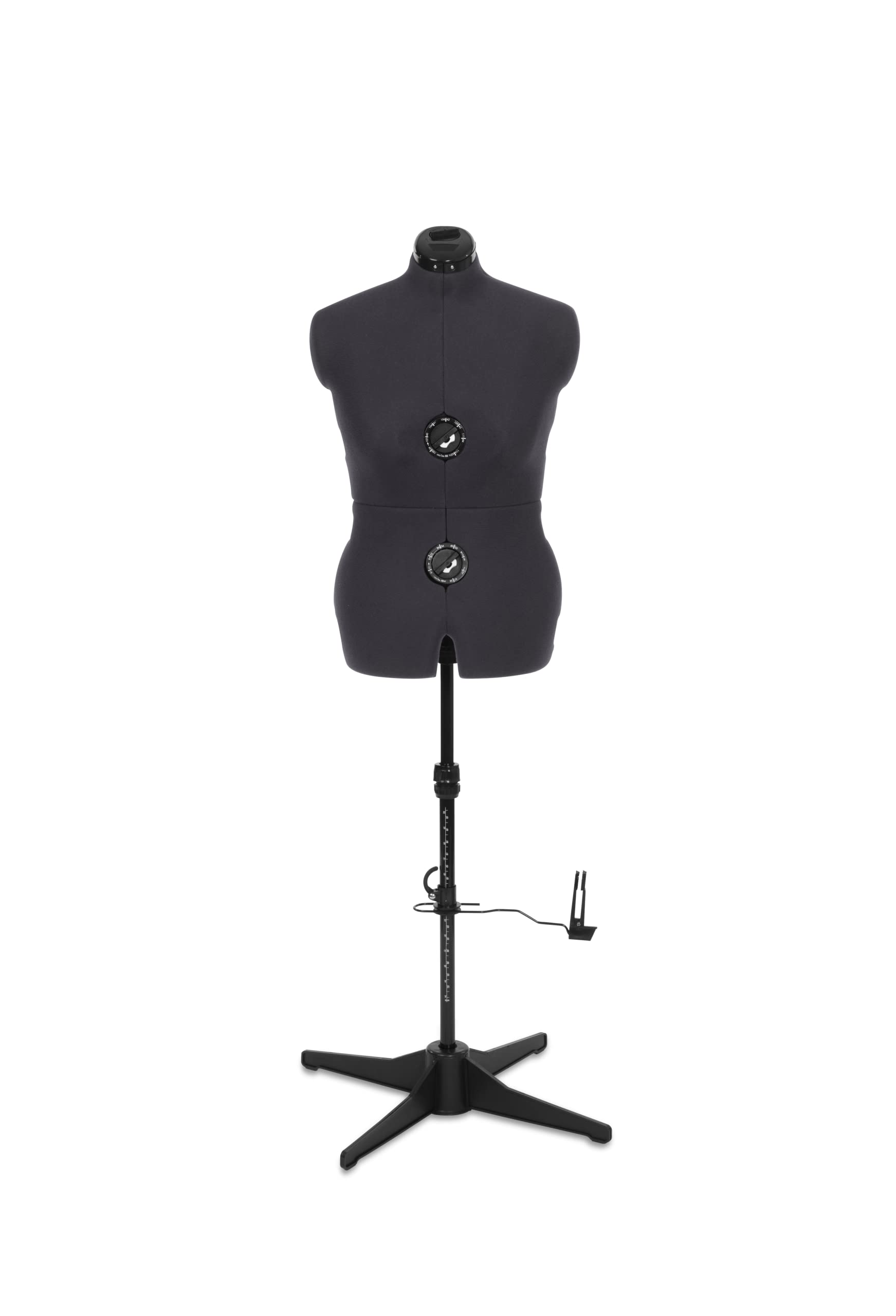 Adjustoform Tailormaid 8 Part Adjustable Dress Form, Charcoal Grey Nylon Fabric, Medium (UK Dress Size 12-22)