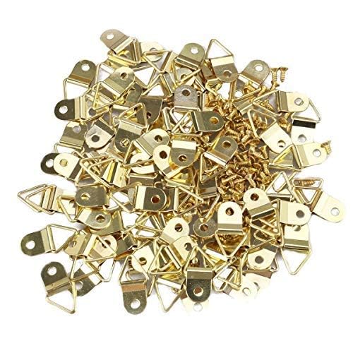 Red Appel Triangle Ring, 25 - Pcs Triangle Ring Picture Hangers Frame Hanging Hangers Single Hole Small Triangle (Triangle Ring) (Small, 20)-picture-11