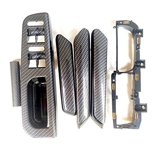 Poignées de porte VW Passat B5 carbone cache interrupteur lève vitre conducteur 1998-2005