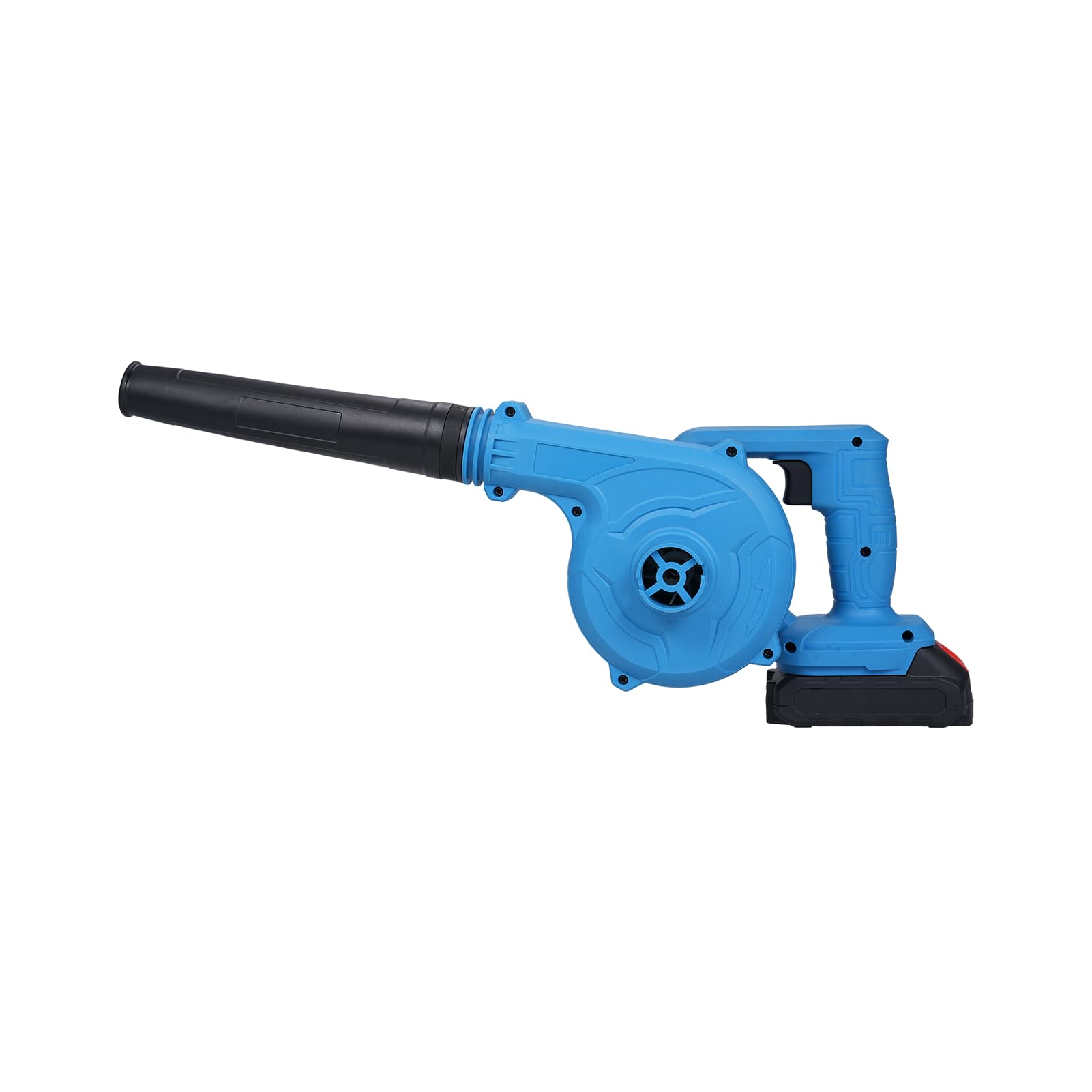 Soplador de Hojas eléctrico inalámbrico, batería de 20 V 2,0 Ah y Cargador, soplador de Hojas Ligero con batería de Velocidad Variable para Limpieza de Patios, Cuidado del césped, (Enchufe Europeo y