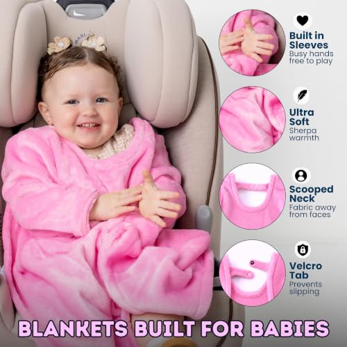 Image of Buckle Me Baby Cozy Car Seat Blanket -Wearable Car Seat Blankets for Babies