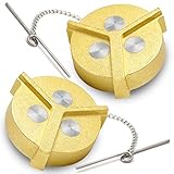 Non-Locking Saddle Fuel Tank Cap Compatible with Ford L-Class Heavy Duty Trucks 1990-1998, 2-1/4" Di