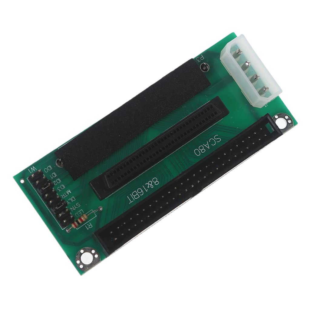 Scheda adattatore SCSI da 80 pin a 68 pin a 50 pin per hard disk, scheda di conversione non utilizzabile su computer ordinari