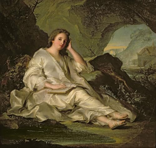 Affiche la Madeleine pénitente Jean Marc Nattier poster mural 60x90cm