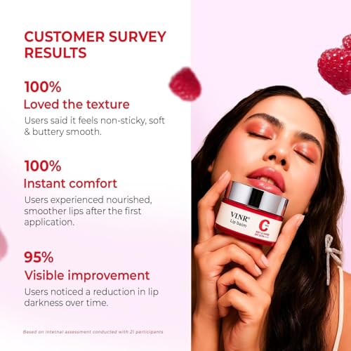 Image of VINR Lip Balm | Lip Balm for Dark Lips | Moisturizing Lip Treatment with Vitamin C + Shea Butter for Soft Lips | INFUSED WITH VITIS VINIFERA | Overnight Repair | 15 gm Pack of 2