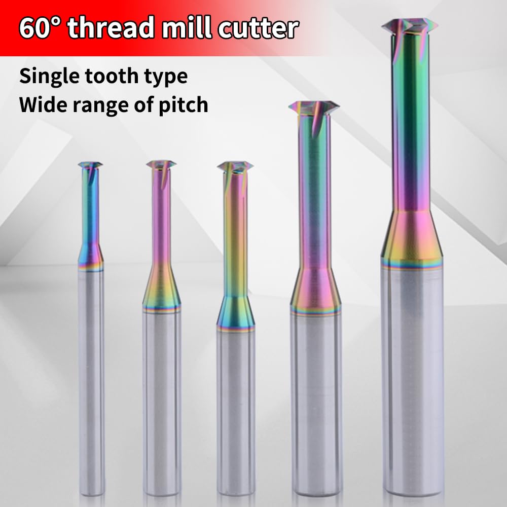 Metric Carbide Thread Mills - Precision Aluminum Cutting -6 Metric Carbide Thread Mills - Precision Aluminum Cutting -6