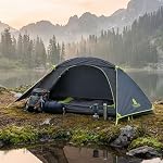 1 Tente pour le camping – Tentes de camping étanches au vent, Tente simple pour moto, Randonnée, Vélo, Extérieur
