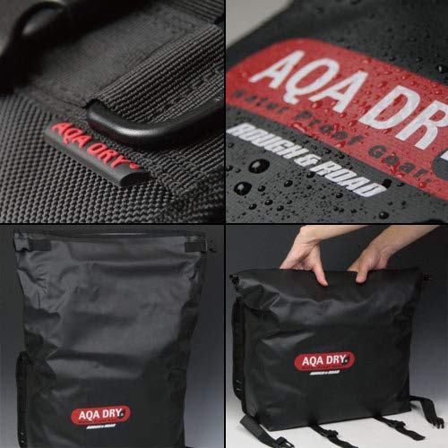 ラフアンドロード(ROUGH&ROAD) バイクサイドバッグ AQA DRYサイドバック G-ブラック 40L(20L*2) RR5613 RR5613 AQA DRY サイドバッグ | ラフ＆ロード