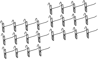 Cabilock 40 Pcs Heavy Duty Hook Black Hooks for Hanging Iron Hooks Hanger for Supermarket Heavy-Duty Hooks Display Prop Hooks Pearlescent Metal Hook