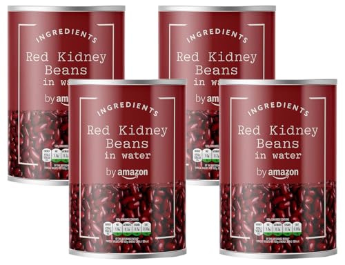 by Amazon Alubia Roja En Agua, 400g (Paquete de 4)
