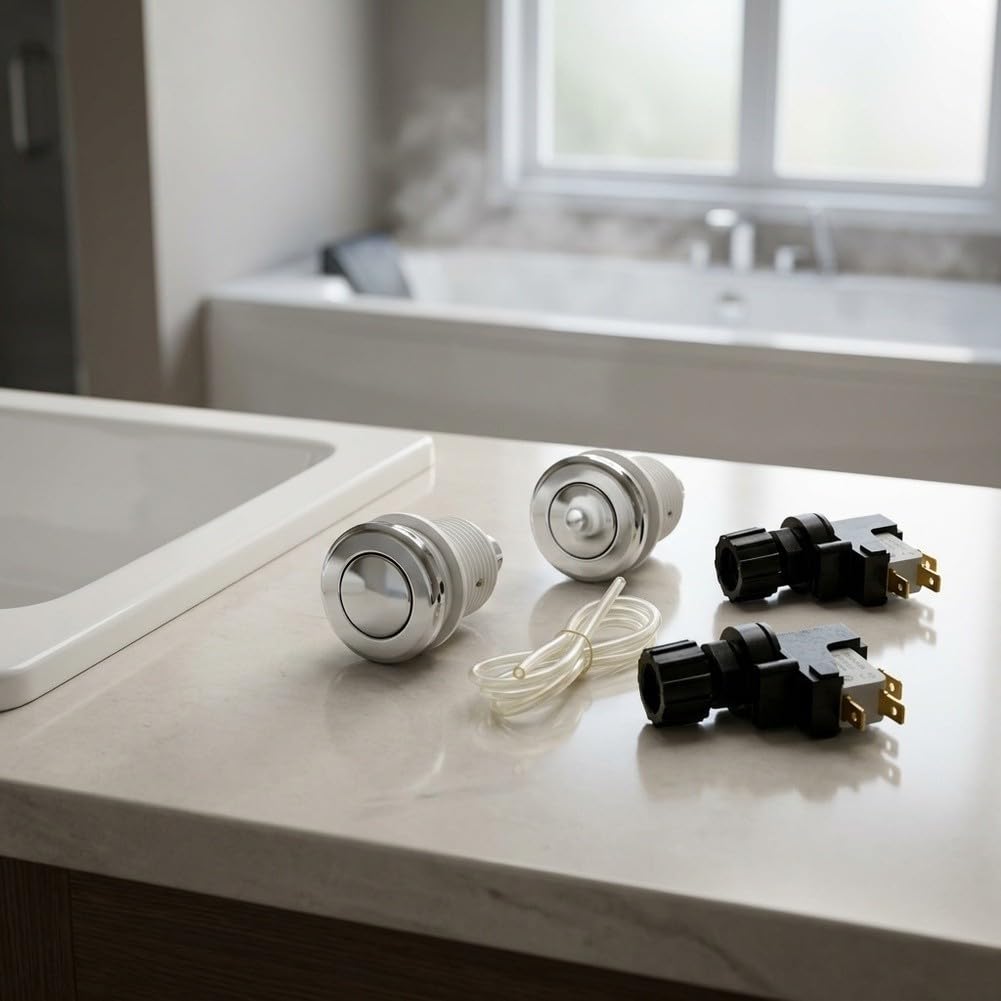 Kit Interruptor Aire Bañera 28mm Hidroseguro ABS(32mm)