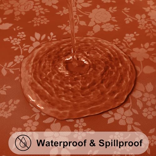 Image of Smiry Rectangle Waterproof Heavy Duty Vinyl Tablecloths, 60 x 84 Inch