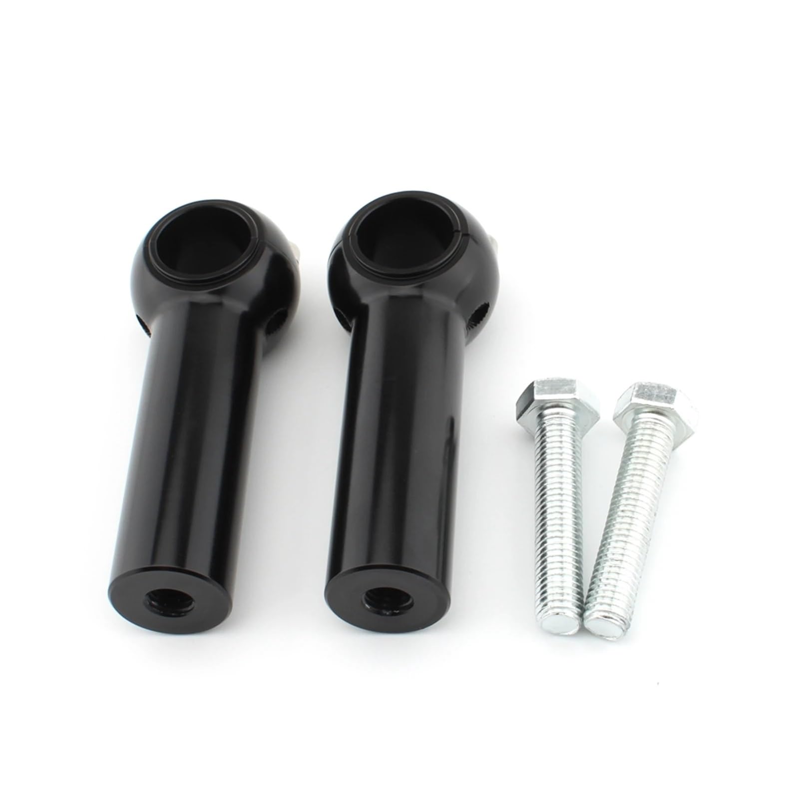Moto Riser Per Cruiser Per Choppers Per Metriche Tutte Le Motociclette Con Diametro Barra Da 2,5 Cm/ 1" Maniglia Da 4 Pollici Kit Riser Manubrio Manubrio Riser Morsetto(4 Inch-Black)