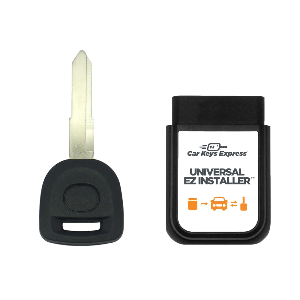 New Replacement Transponder Key, MZ24TK14 with DST 40 Chip, and EZ Installer Diagnostic Programming Tool Compatible with Select Mazda Vehicles | DIY Pairing, No Tools Required | by Car Keys Express