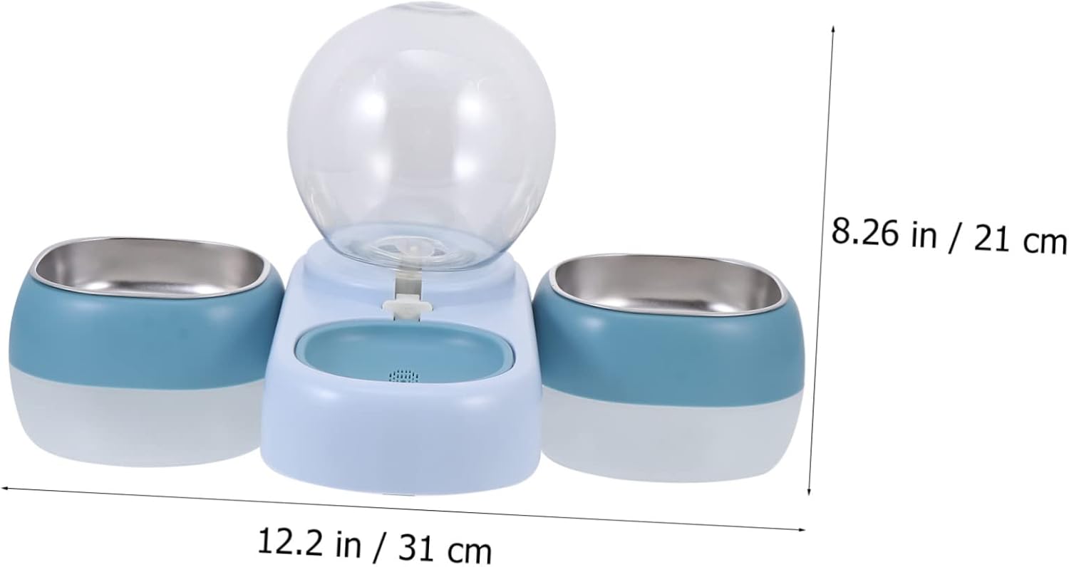 UPKOCH Automatic PET Water Dispenser Gravity Dog and Cat Drinking Fountain Dual Filters Practical 2.5L Capacity Water Feeder for Dogs and Cats