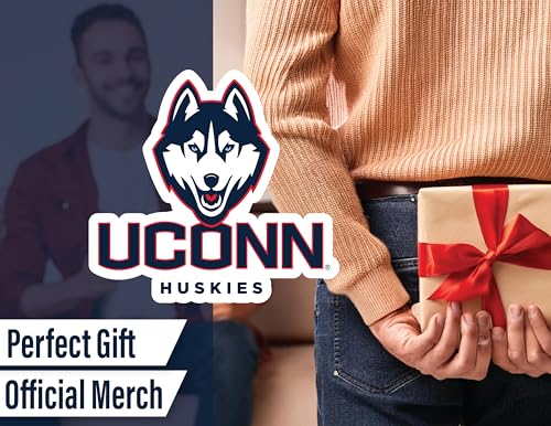 Image of UConn Stickers & Decals 14 Pc Set, Huskies Car Decal & Water Bottle