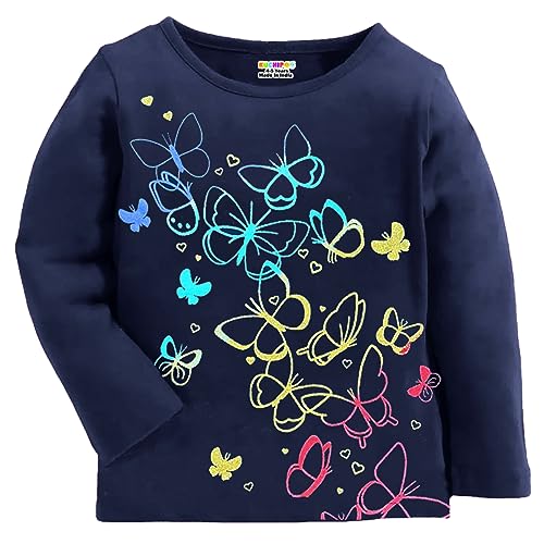 Image of Kuchipoo Girls Full Sleeves Regular Fit Cotton T-Shirt