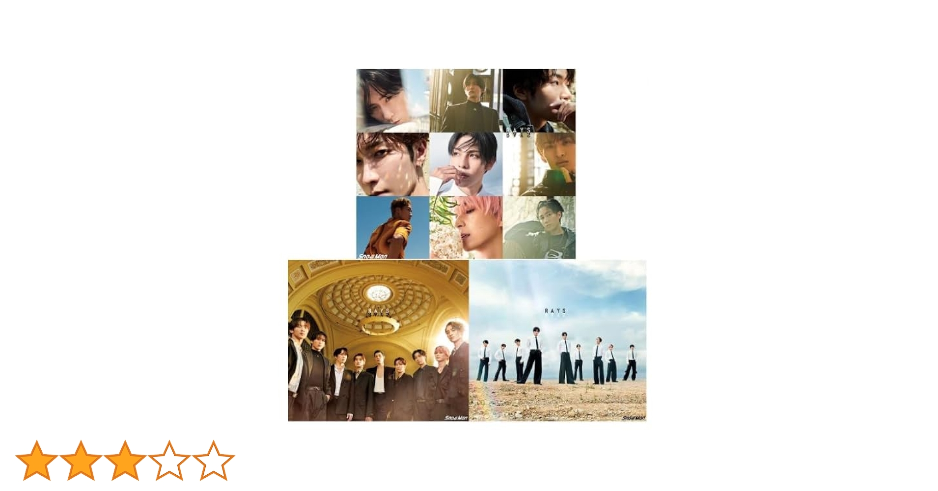 Amazon.co.jp: 【特典全部付】 Blu-rayセット Snow Man／RAYS