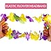 Hawaiian Luau, 36 Pack Flower Headband Lei and Hair Clips Set, Headpiece Hairpins Party Favors For Summer Beach Vacation, Tropical Party Decorations Supplies , Birthday, Wedding And Costume Events