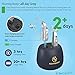 [Silver] EarCentric EasyCharge Rechargeable Hearing Aids (Pair) for Seniors, Behind-The-Ear BTE Ear Aid PSAP digital Personal sound amplification products devices with Noise Cancellation
