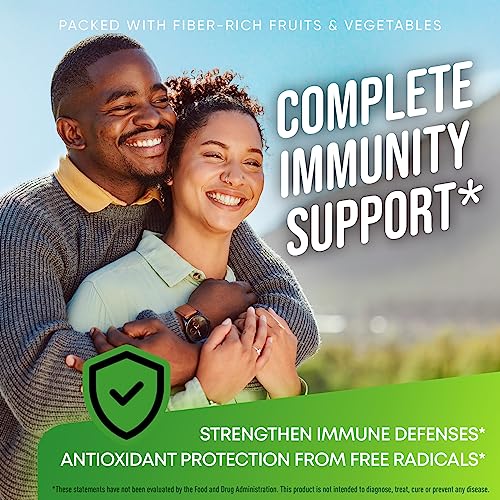 Image of JOYLI Nutrition Fruits and Veggies Supplement - High Fiber Supplement for Immunity, Gut & Energy - Super Reds & Super Greens Supplements with Marshmallow Root - 238 Capsules