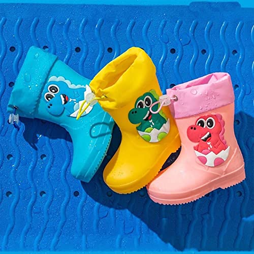 Kids Rain Boots Boys Girls Lightweight Boots Waterproof Easy-on Outdoor Playing Rain Boot Unisex-Child3