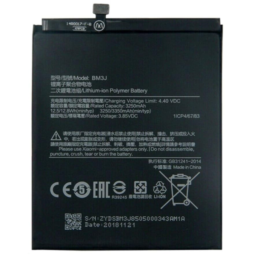 Genérico BATERIA Interna BM3J para XIAOMI MI 8 Lite Repuesto 3250 mAh Alta Capacidad