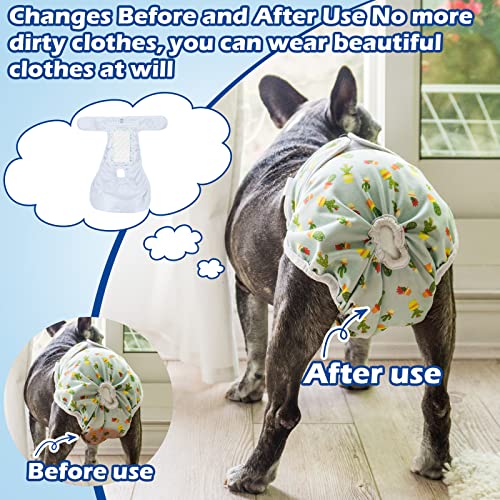 Ladadee Dog Diaper Liners Booster Pads For Female&Male Dogs-45Pcs, Super Absorbent Disposable Doggie Puppy Liners Period Pads Inserts For Most Dog Diapers, Pet Belly Bands & Male Wraps-Xs #TOP5