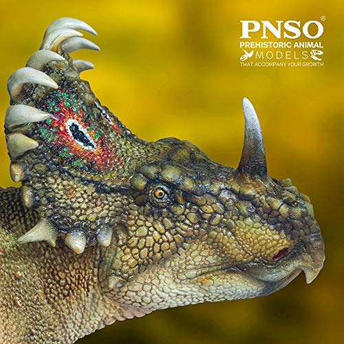Image of PNSO Prehistoric Dinosaur Models: 40 A-Qi the Sinoceratops