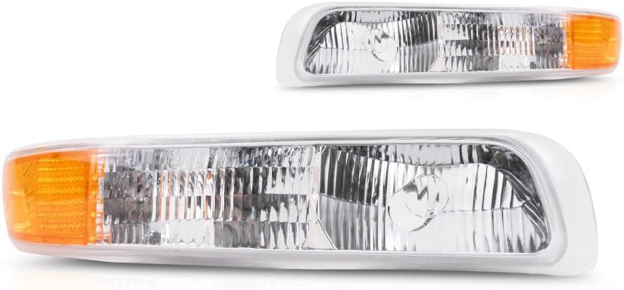 CarLights360: For Chevy Suburban 1500 Signal/Corner Light 2000-2006 Pair Driver and Passenger Side | Front | GM2520173, GM2521173
