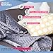 Cooshi Duvet Cover for Weighted Blankets - 60 x 80 - Soft Minky Dot - Grey
