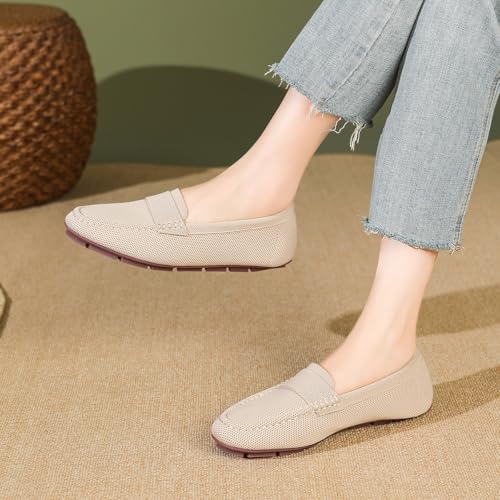 Image of feabtonbd Loafers for Women Comfortable Breathable ShoeCasual Slip On Womens Driving Flats Shoes